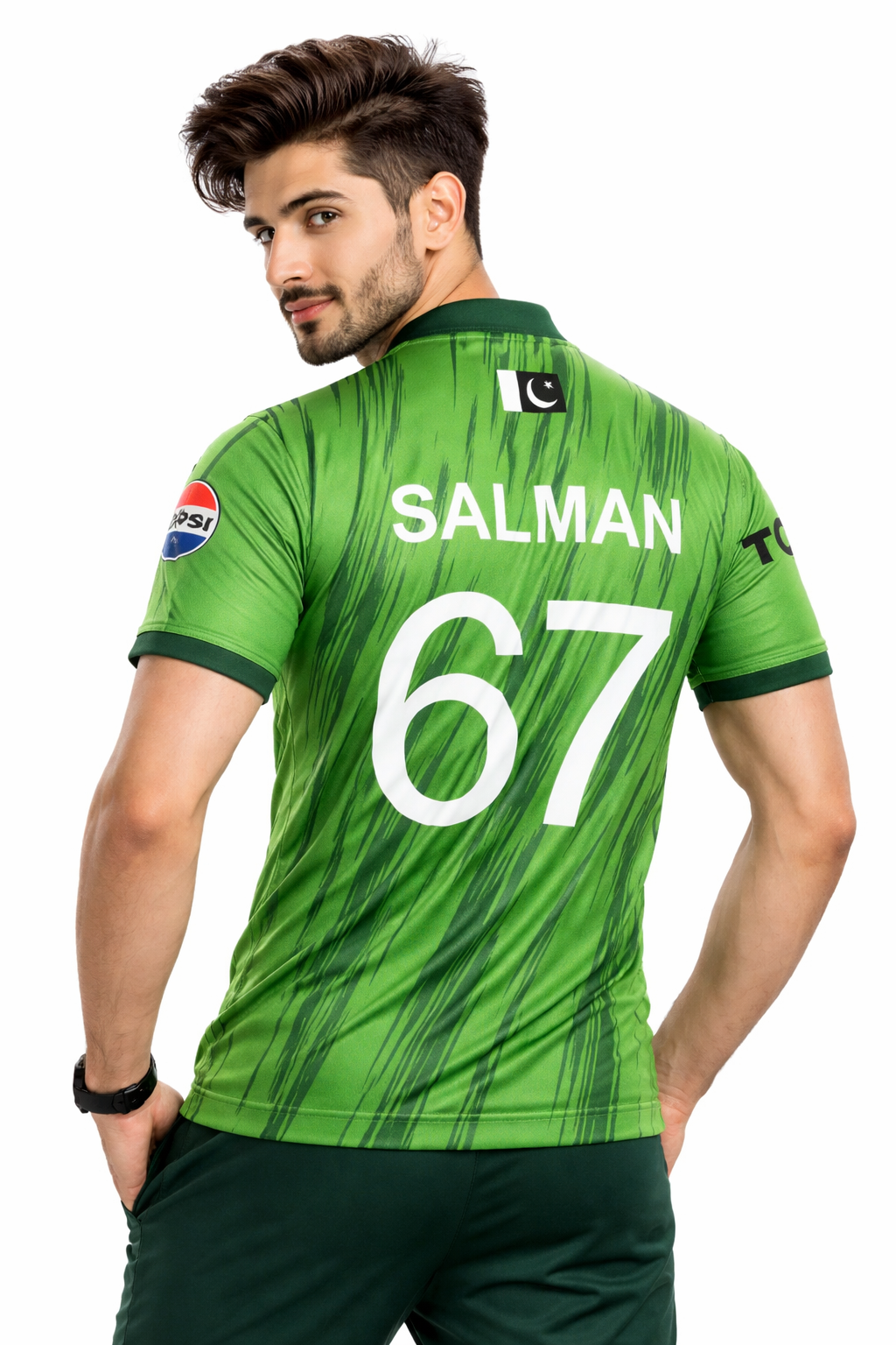 Pakistan Cricket Jersey – Custom Name & Number | Markhor Edition