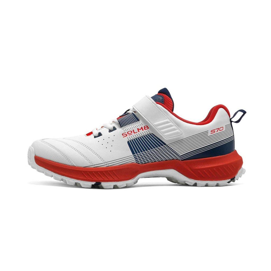 SOLM8 S70 White Red Navy