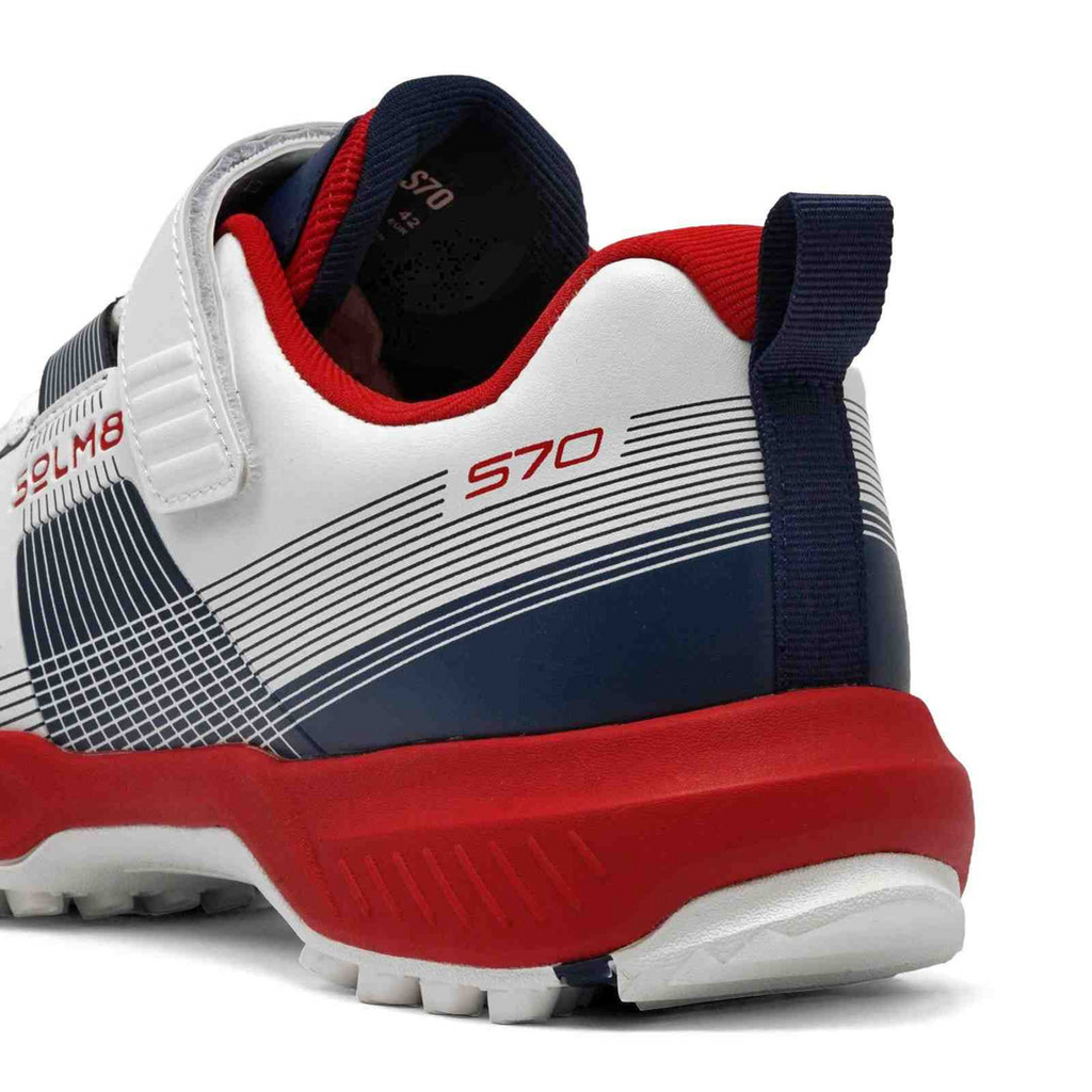 SOLM8 S70 White Red Navy